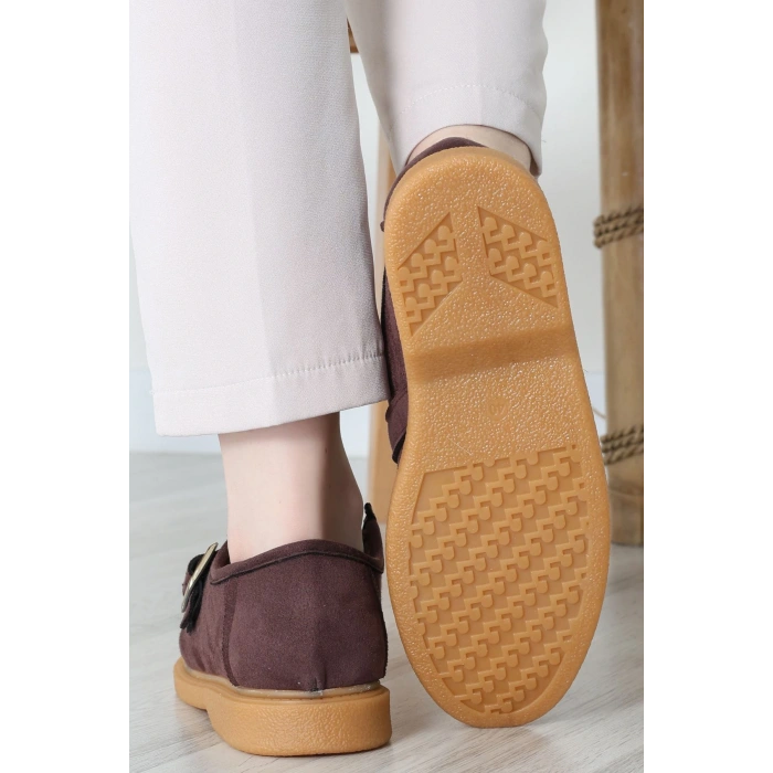 Termo Taban Tokalı Ayakkabı Süetkahve - 31652.1846.