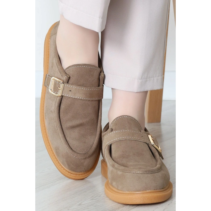 Termo Taban Tokalı Ayakkabı Süetvizon - 31652.1846.