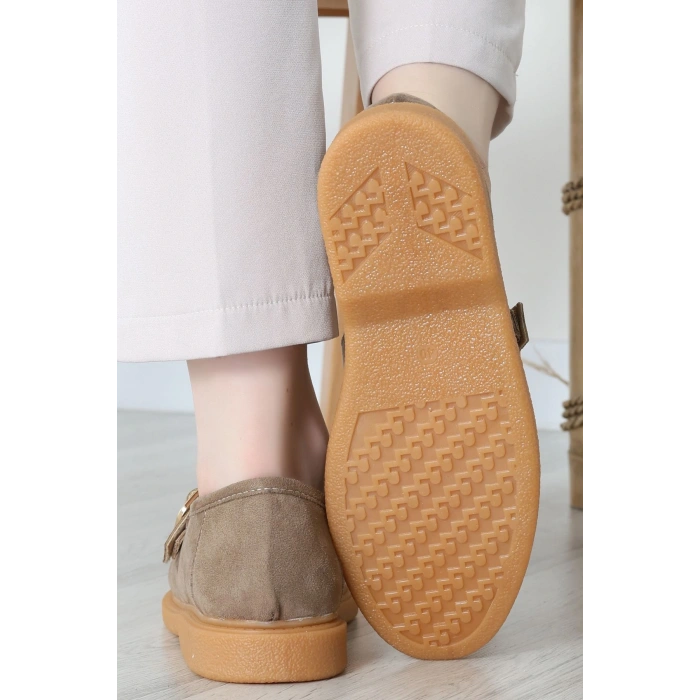 Termo Taban Tokalı Ayakkabı Süetvizon - 31652.1846.