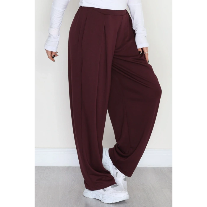 Ters Pileli Oysho Pantolon Mürdüm - 4082.1247.