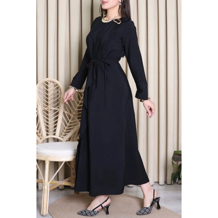 Toka Detay Elbise Siyah - 41601.2152.