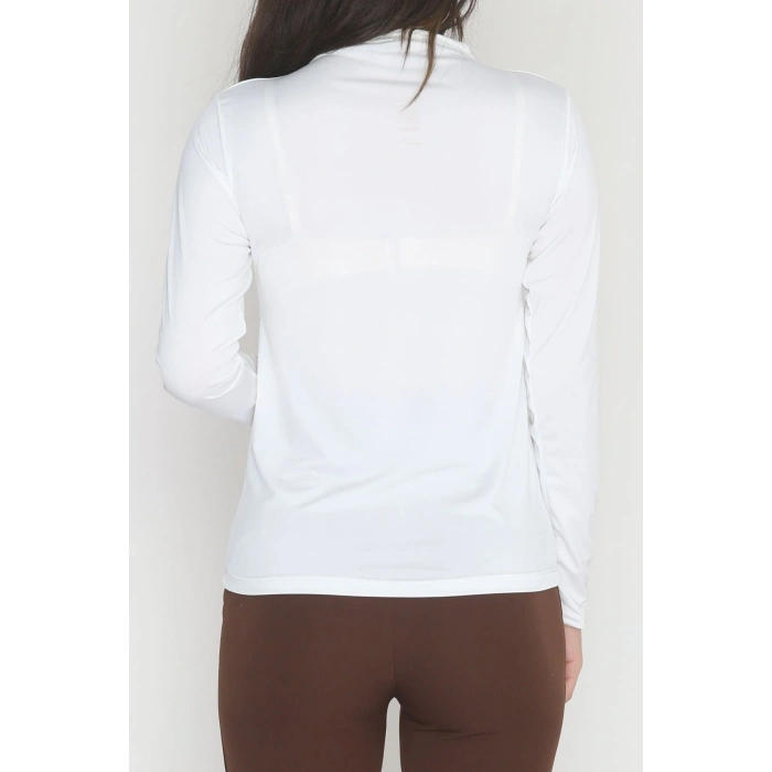 Toka Detaylı Sandy Bluz Ekru - 42666.1949.