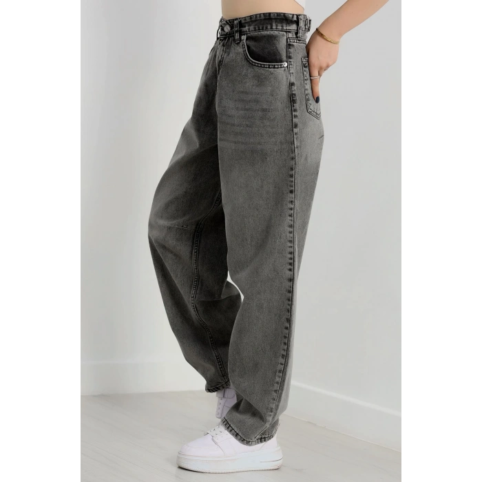 Tokalı Baggy Kot Pantolon Açıkfüme - 31159.2059.