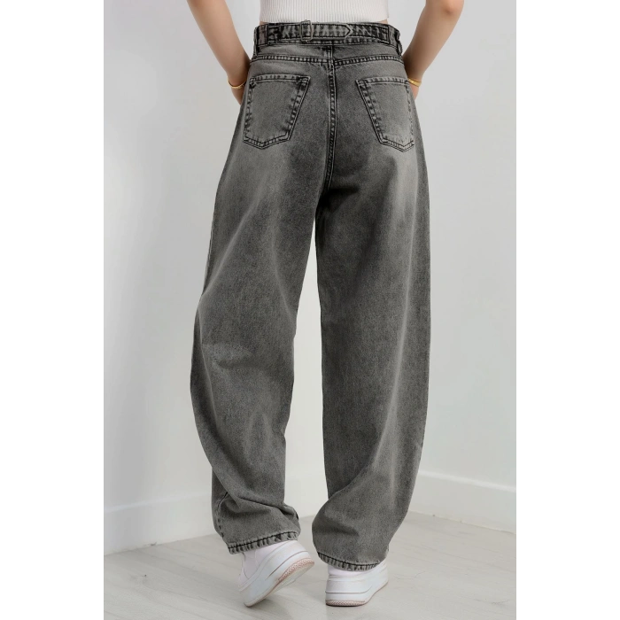 Tokalı Baggy Kot Pantolon Açıkfüme - 31159.2059.
