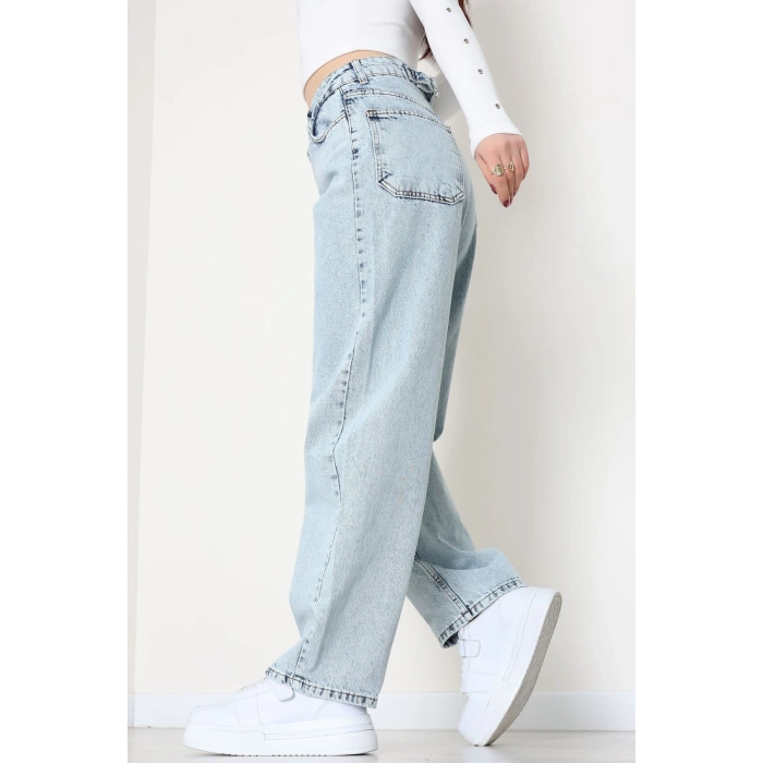 Tokalı Baggy Kot Pantolon Karyıkama - 31581.1184.