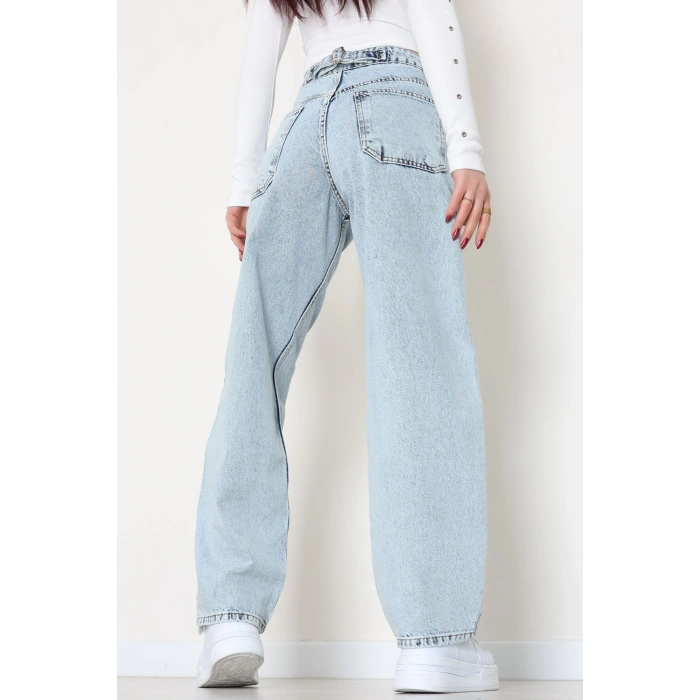 Tokalı Baggy Kot Pantolon Karyıkama - 31581.1184.