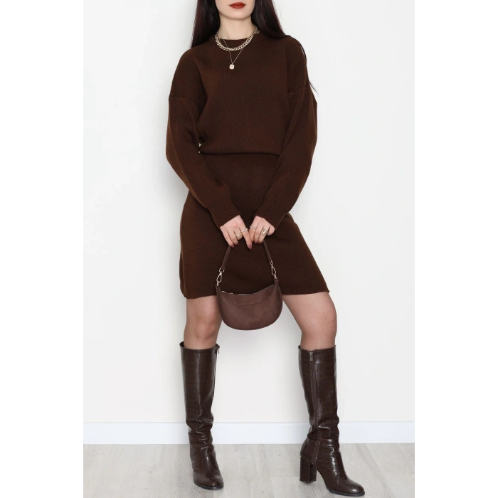 Triko Etekli Takım Acıkahve - 51108.1765.