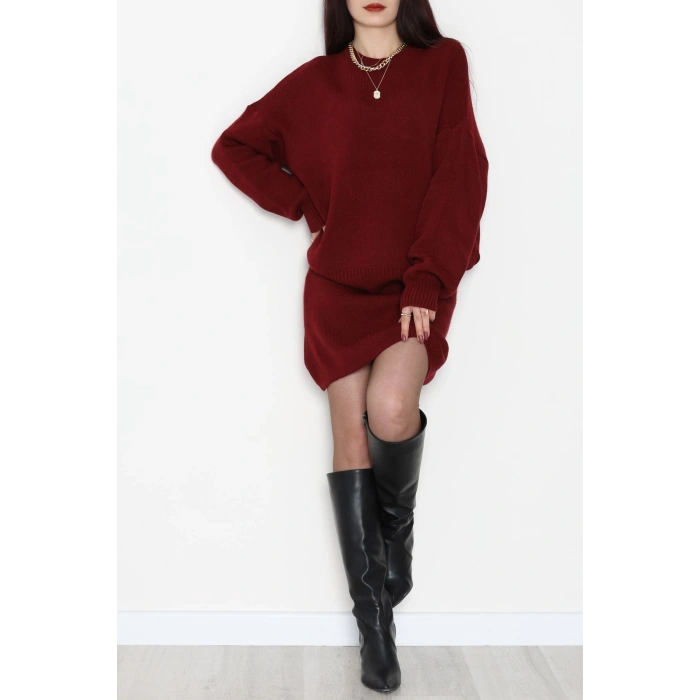 Triko Etekli Takım Bordo - 51108.1765.