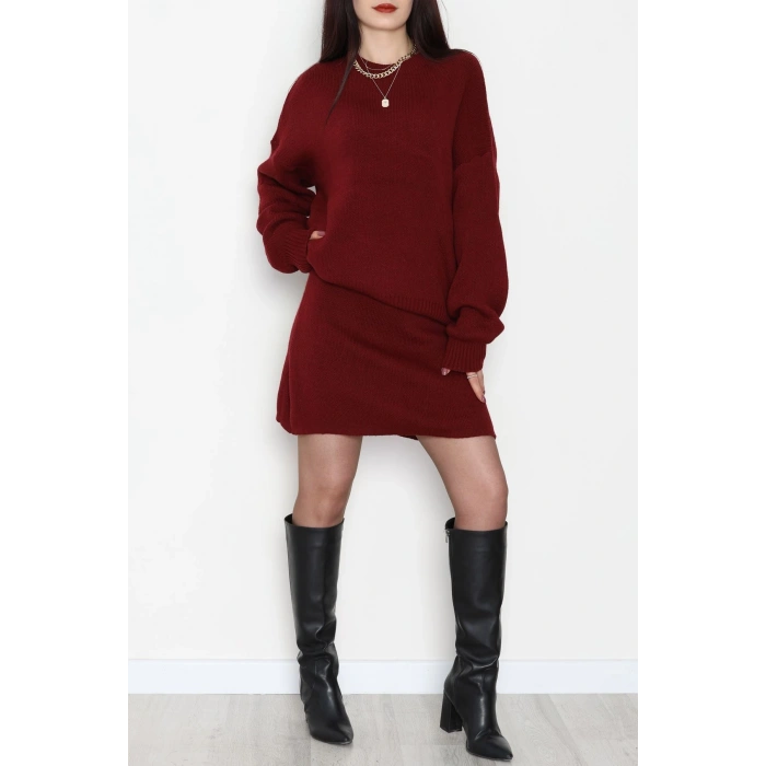 Triko Etekli Takım Bordo - 51108.1765.