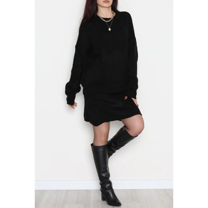 Triko Etekli Takım Siyah - 51108.1765.