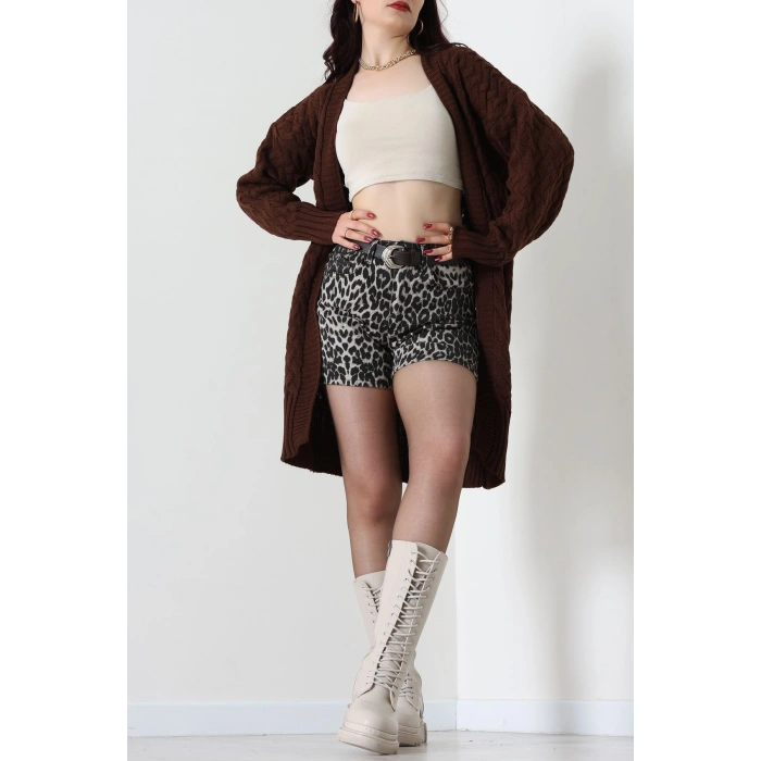 Triko Hırka Kahve - 370.1577.