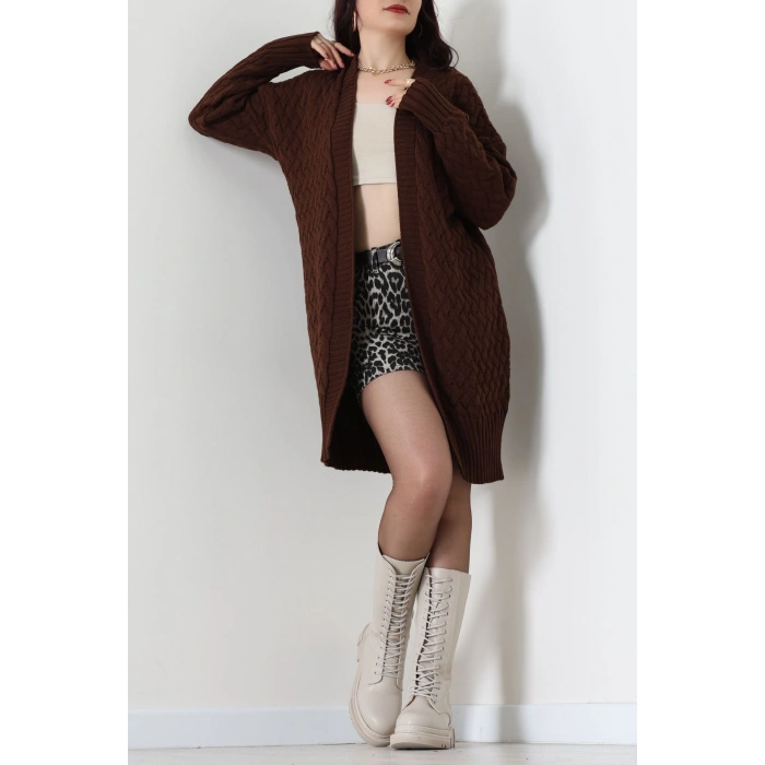 Triko Hırka Kahve - 370.1577.