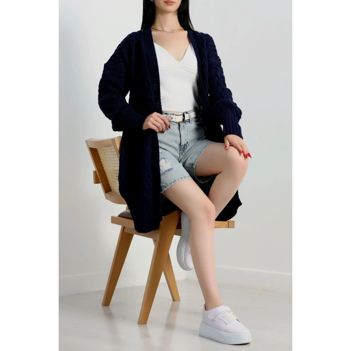 Triko Hırka Lacivert - 370.1577.