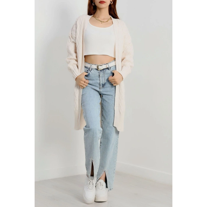 Triko Hırka Latte - 370.1577.