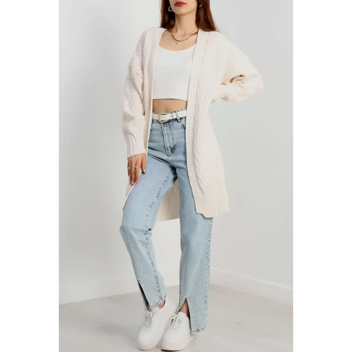 Triko Hırka Latte - 370.1577.