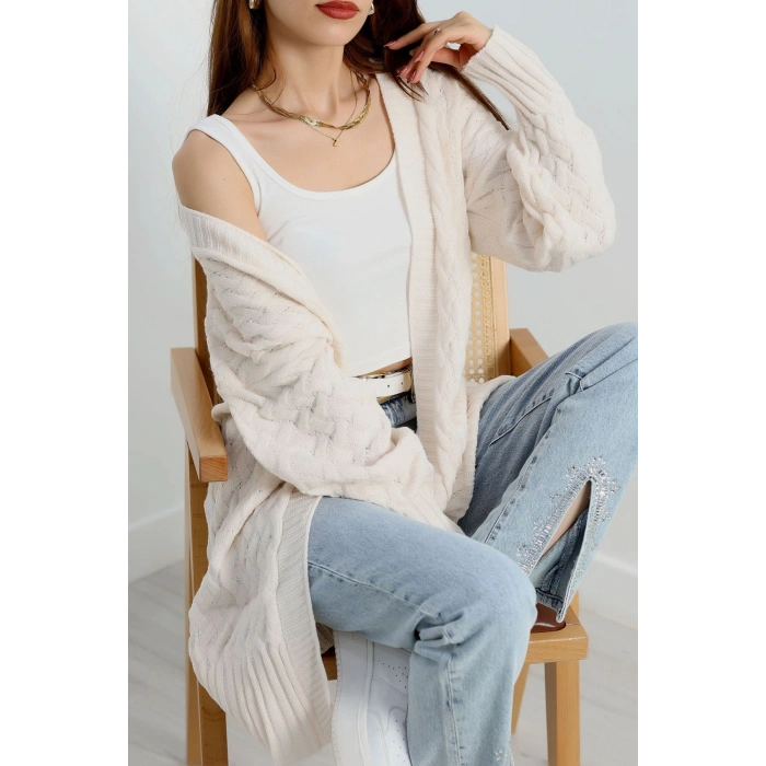 Triko Hırka Latte - 370.1577.