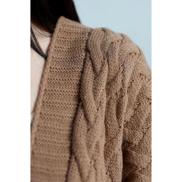 Triko Hırka Mocha - 370.1577.