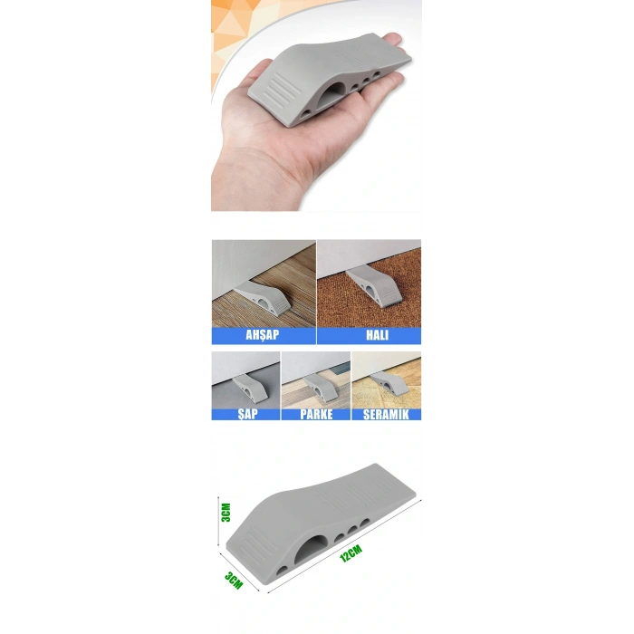 Turk Kauçuk Kapı Stopperi Colico Design 5 Adet