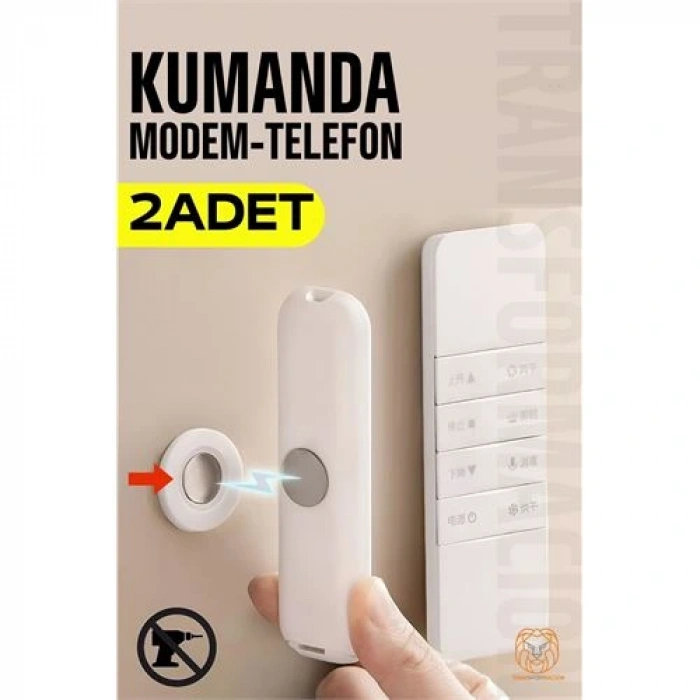 Turk Mıknatıslı Çok Amaçlı Kumanda Telefon Tutucu 2 ADET