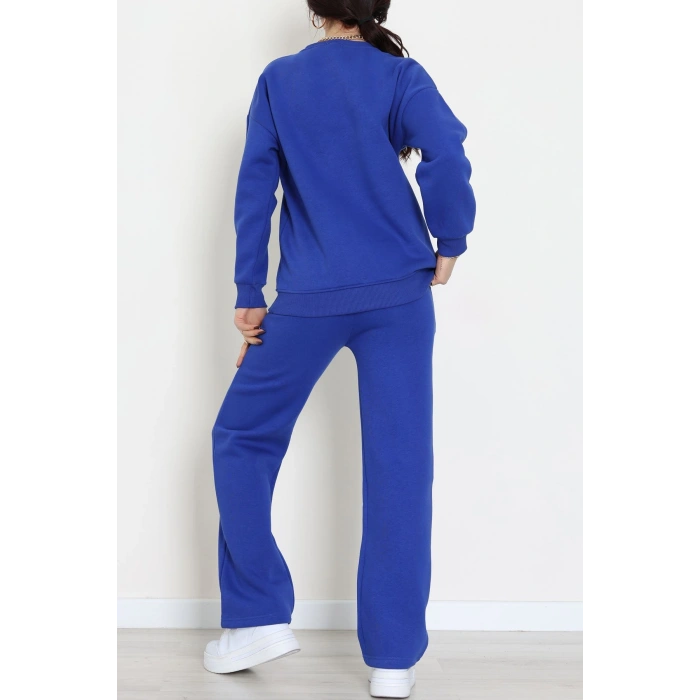 Üç İplik Eşofman Takımı Saks - 70779.1878.