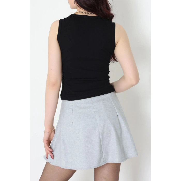 V Yaka Ribana Atlet Siyah - 21899.200.