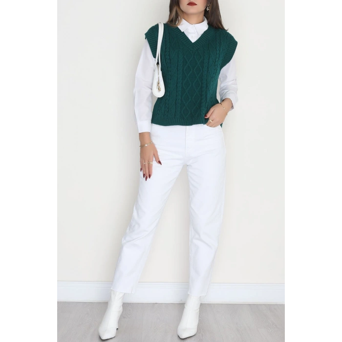 V Yaka Süveter  Nefti - 4049.1577.