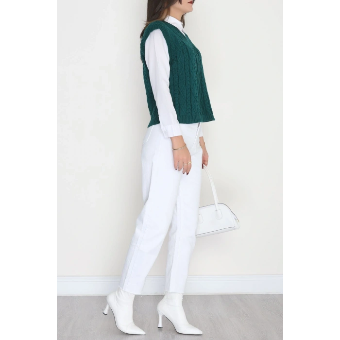 V Yaka Süveter  Nefti - 4049.1577.