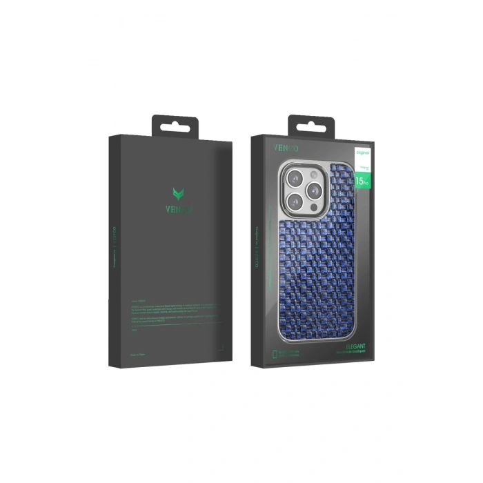Venco iPhone 15 Pro Brand Kapak - Lacivert