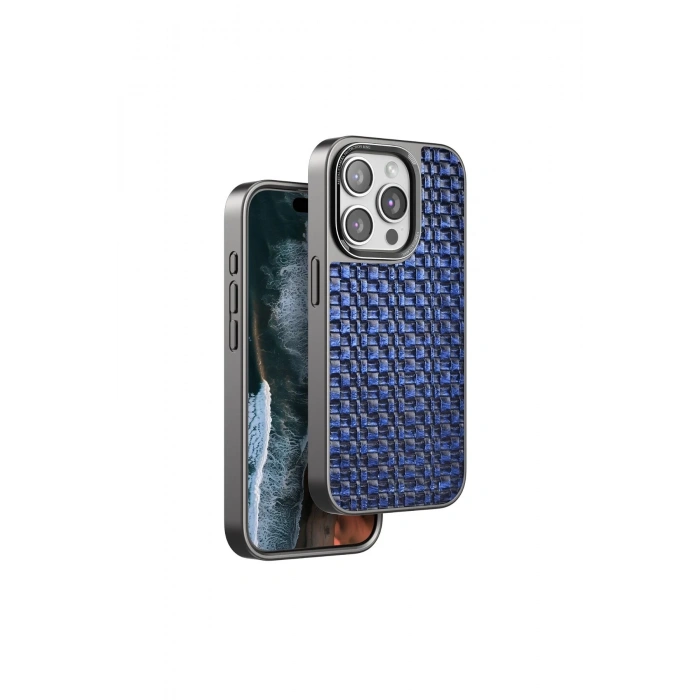 Venco iPhone 15 Pro Max Brand Kapak - Lacivert