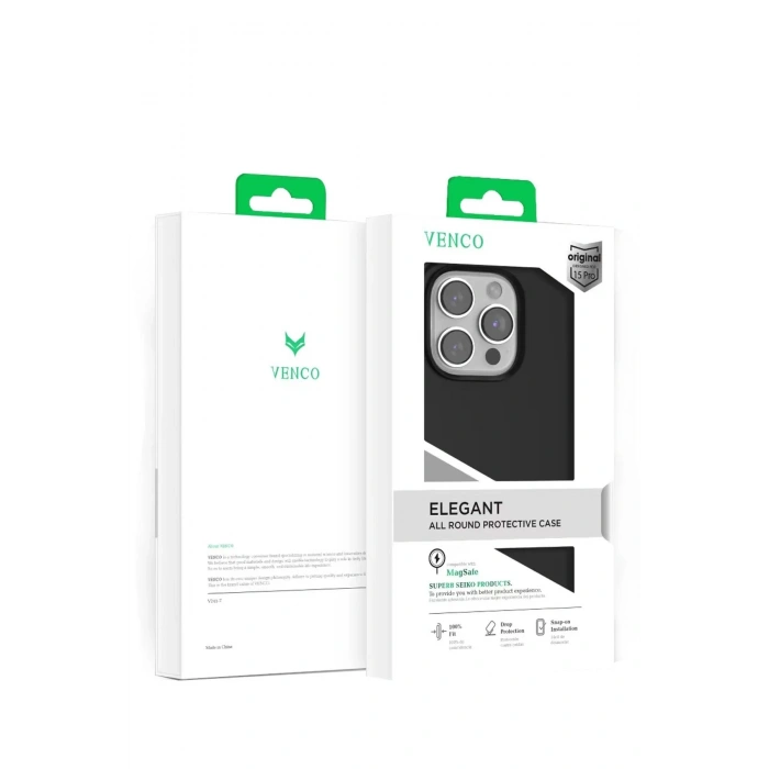 Venco iPhone 15 Pro Max Home Magsafe Kapak - Titan Gri