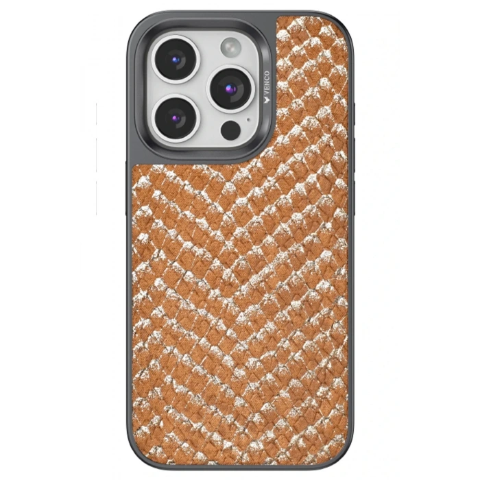 Venco iPhone 15 Pro Viper Kapak - Kahverengi