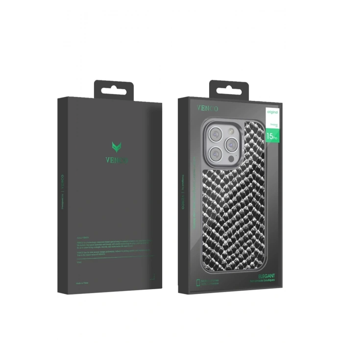 Venco iPhone 15 Viper Kapak - Siyah