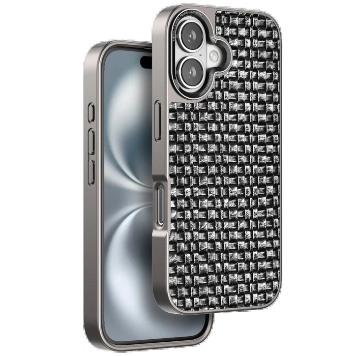 Venco iPhone 16 Brand Kapak - Gümüş