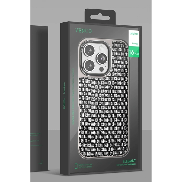 Venco iPhone 16 Brand Kapak - Gümüş