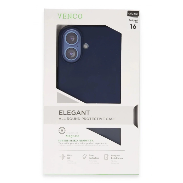 Venco iPhone 16 Home Magsafe Kapak - Derin Mor