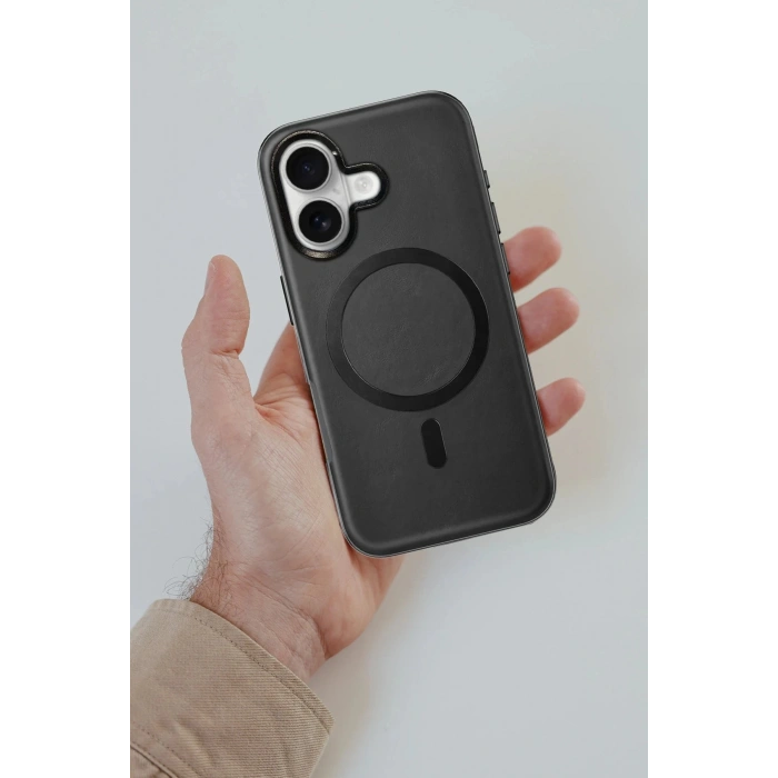 Venco iPhone 16 Puskas Magsafe Kapak - Titan Gri