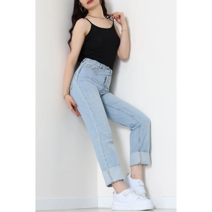 Viskon İp Askılı Atlet Siyah - 6500.2127.