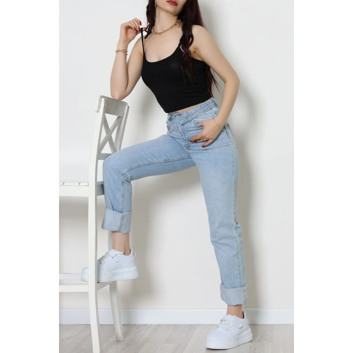 Viskon İp Asklı Atlet Siyah - 7000.2127.