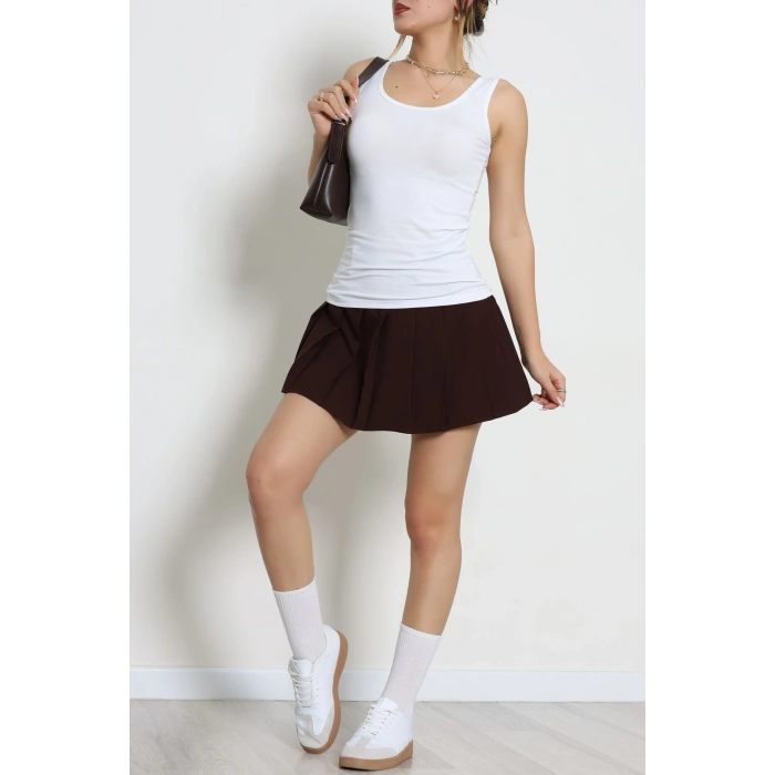 Viskon Kalın Askılı Atlet Beyaz - 6400.2127.