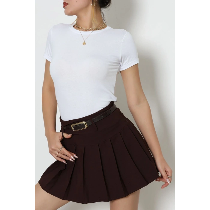 Viskon Kısa Kollu Body Beyaz - 5100.2127.