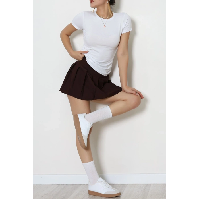 Viskon Kısa Kollu Body Beyaz - 5100.2127.