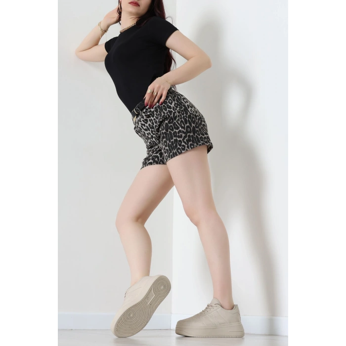 Viskon Kısa Kollu Body Siyah - 5100.2127.