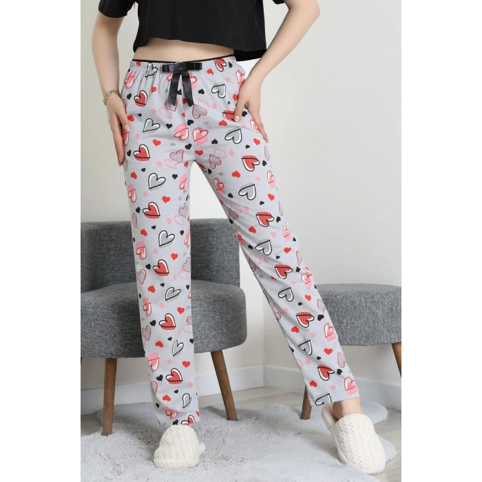 Viskon Pijama Altı Gri - 52284.2145.