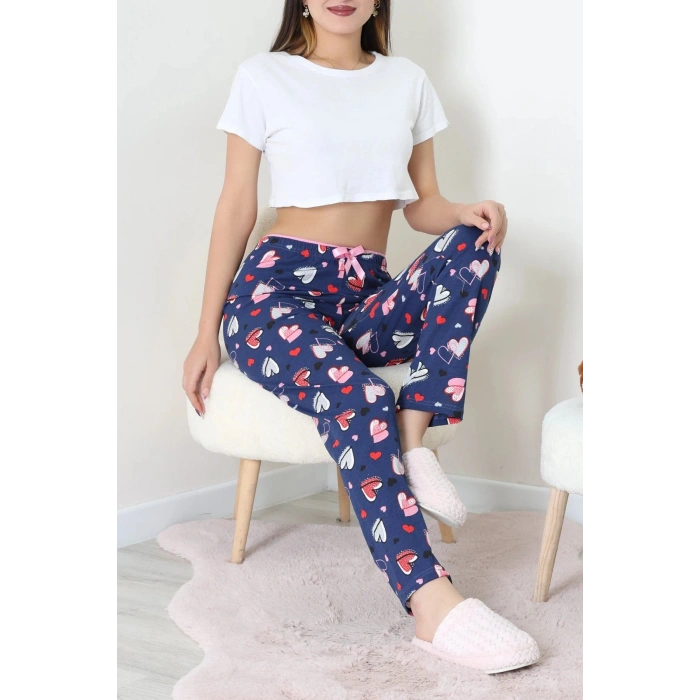 Viskon Pijama Altı İndigo - 52284.2145.