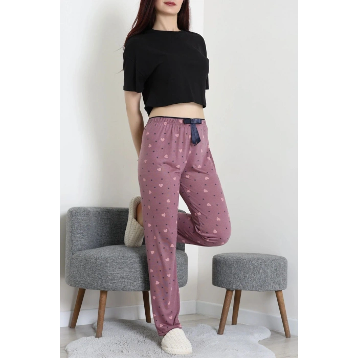 Viskon Pijama Altı Koyugül - 52284.2145.