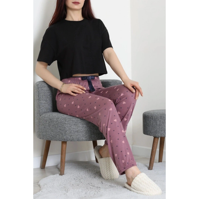 Viskon Pijama Altı Koyugül - 52284.2145.