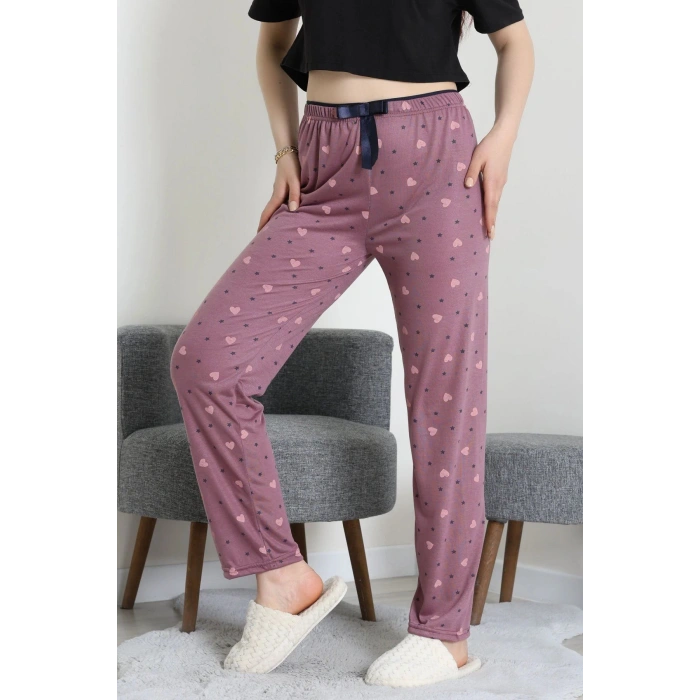 Viskon Pijama Altı Koyugül - 52284.2145.