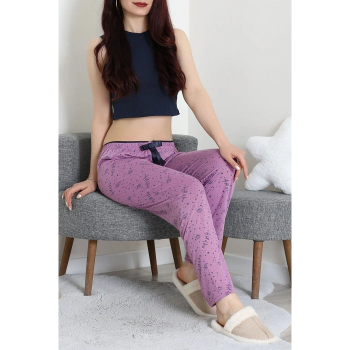 Viskon Pijama Altı Koyulila - 52284.2145.