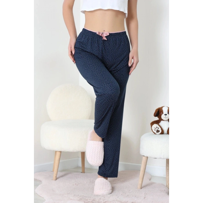 Viskon Pijama Altı Lacivert - 52284.2145.