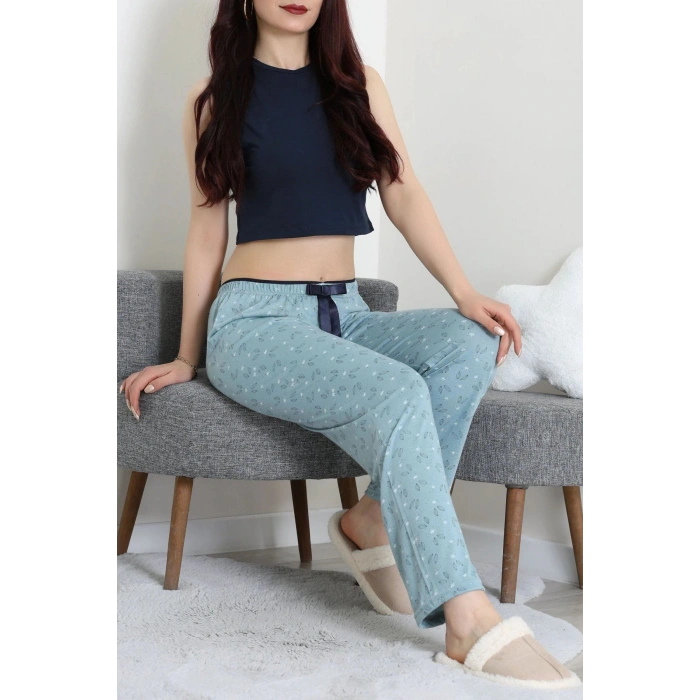 Viskon Pijama Altı Mint - 52284.2145.
